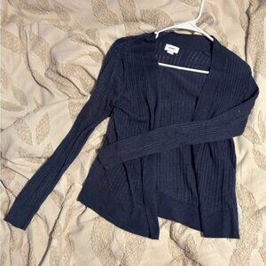 H&M Dark Blue Cardigan Sweater